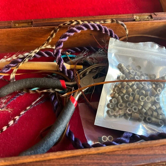 Hair Feather Extension Kit - Includes Feathers, Tools, and Accessories - Picture 7 of 16